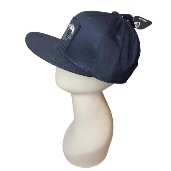 Kuhl Men's OS Navy Flatbill Embroidered Kuhl Truck Snap Back Hat - Picture 2 of 6